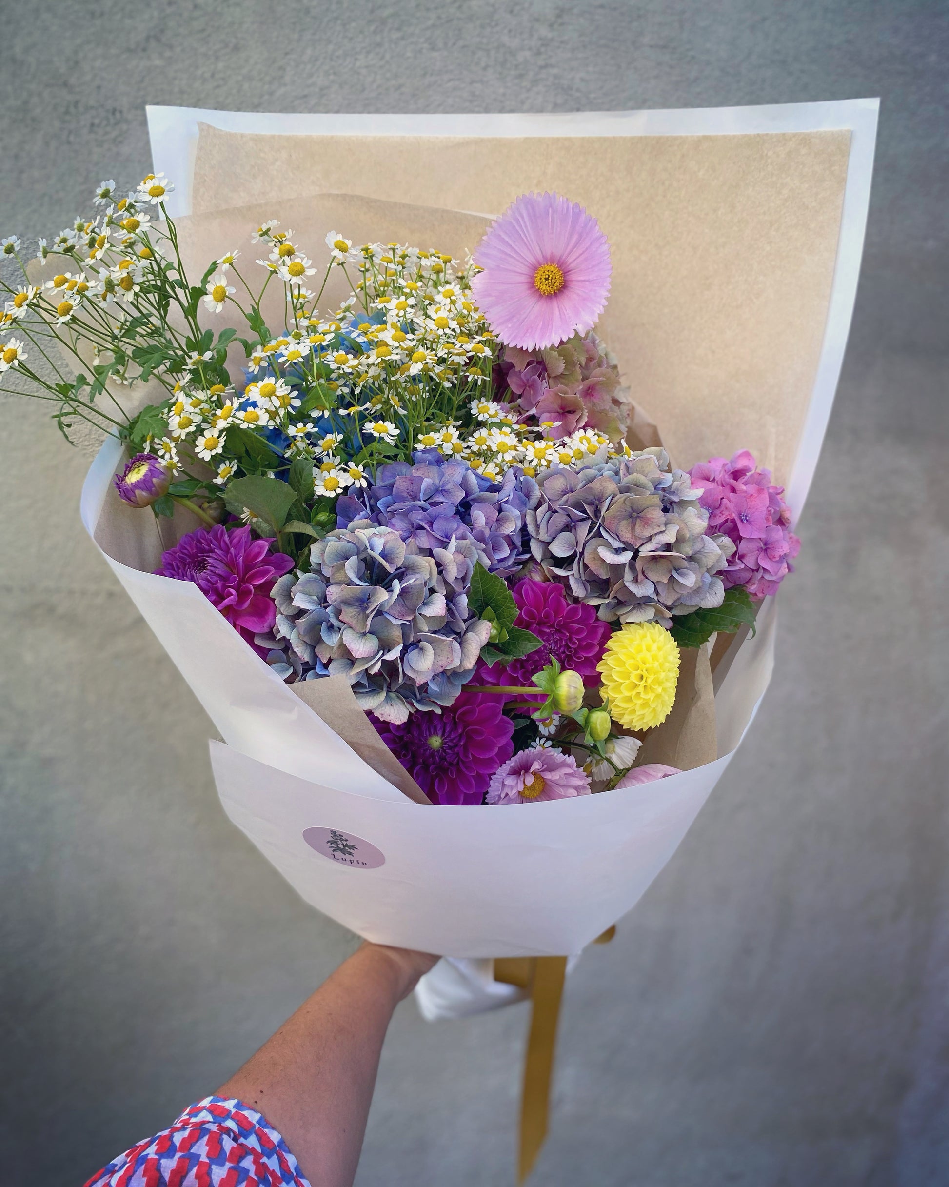 Lupin Botanical Seasonal Garden Bouquet