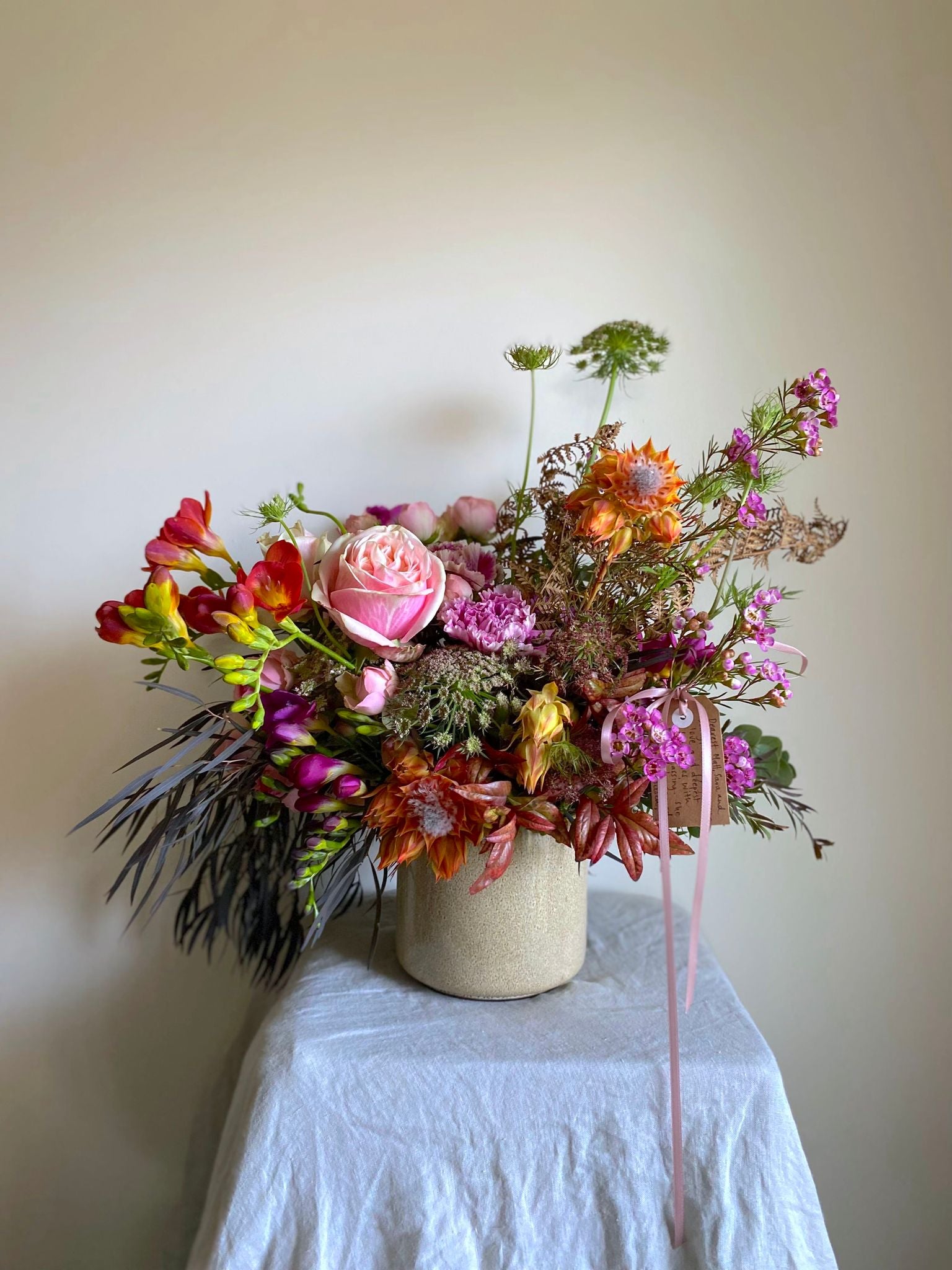 Lupin Botanical Seasonal Vase